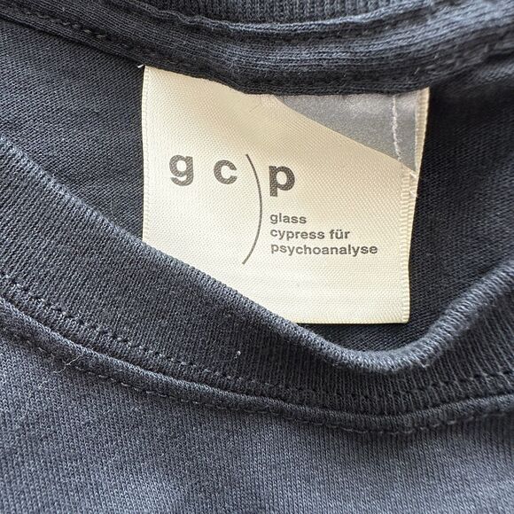 Glass Cypress L Men’s Black T Shirt Le mythe De Sisyphe Cotton Top US made - Picture 3 of 8